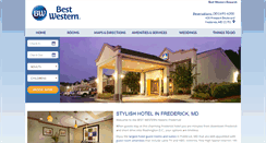 Desktop Screenshot of bestwesternfrederick.com